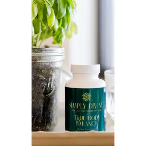 Simply Divine True Body Balance 90g Vegan Capsules - Natural Health Supplement for Healthcare and Fitness