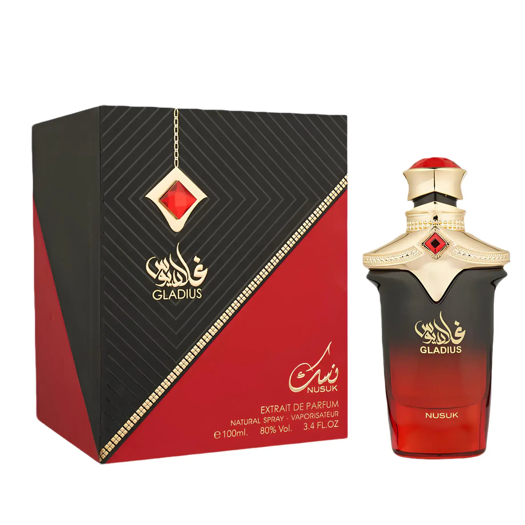 Nusuk Gladius for Unisex Extrait de Parfum Spray, 3.4 Ounce