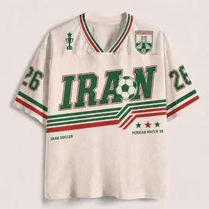 Iran Soccer Jersey, Retro Team Melli Shirt, Custom Name Number Jersey, Iranian Football Fan Gift, Persian Match Tee GH5