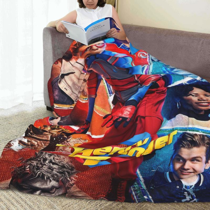 Henry Danger Bed Blanket Super Soft Fleece Throw Blanket Lightweight Warm Cozy Cartoon Blankets Gifts for Kids Adults 40"x30"