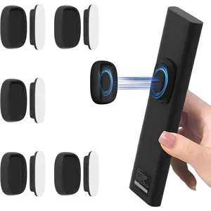 5 Pack Upgraded  Remote Control Holder Wall Mount -  N52  & Stronger Adhesive, No-Drill Remote Organizer for TV/Fan/AC Remotes