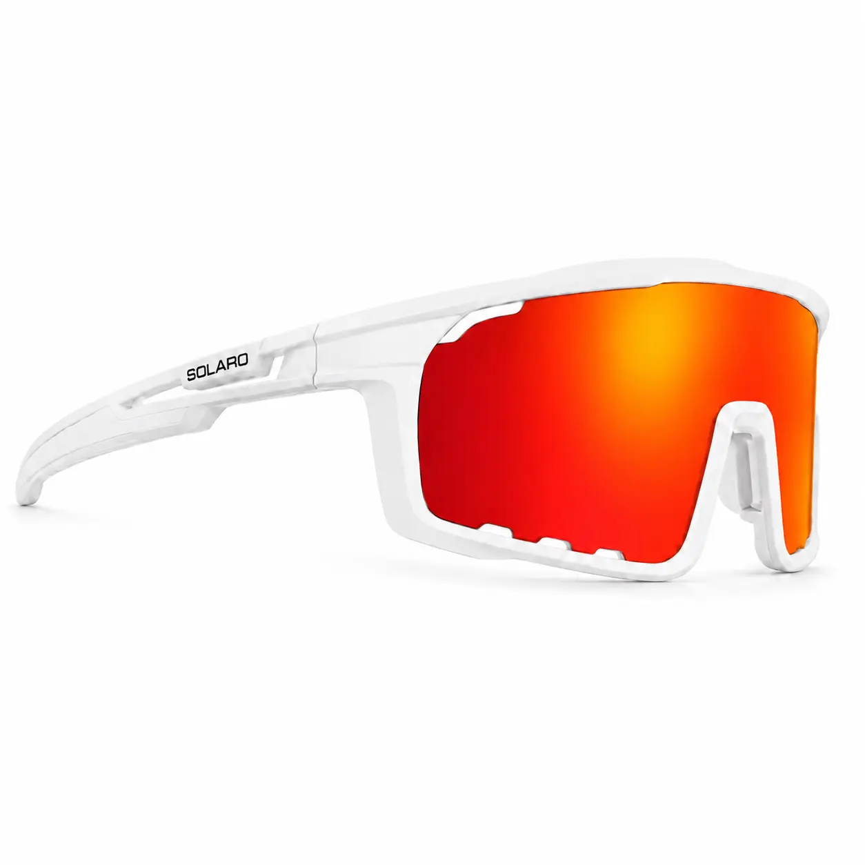 Polar Flame Baseball Sunglasses for Running, Softball, Sports and more. | Includes 3 Lenses
