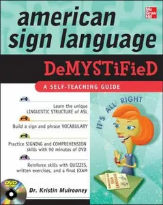 USED-American Sign Language Demystified (Book & DVD) by Kristin Mulrooney (Paperback)