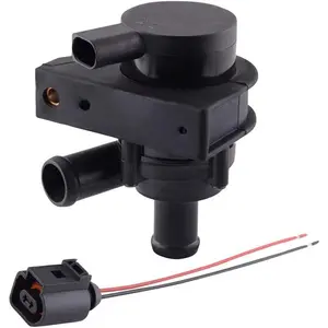 Auxiliary Cooling Water Pump with Plug compatible for A3 A4 TT VW Bettle CC Eos Golf GTI Jetta Passat Tiguan 2.0T engine