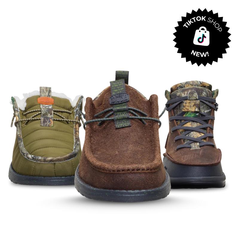 HEYDUDE X RealTree - Mens Comfortable Slip on Shoes