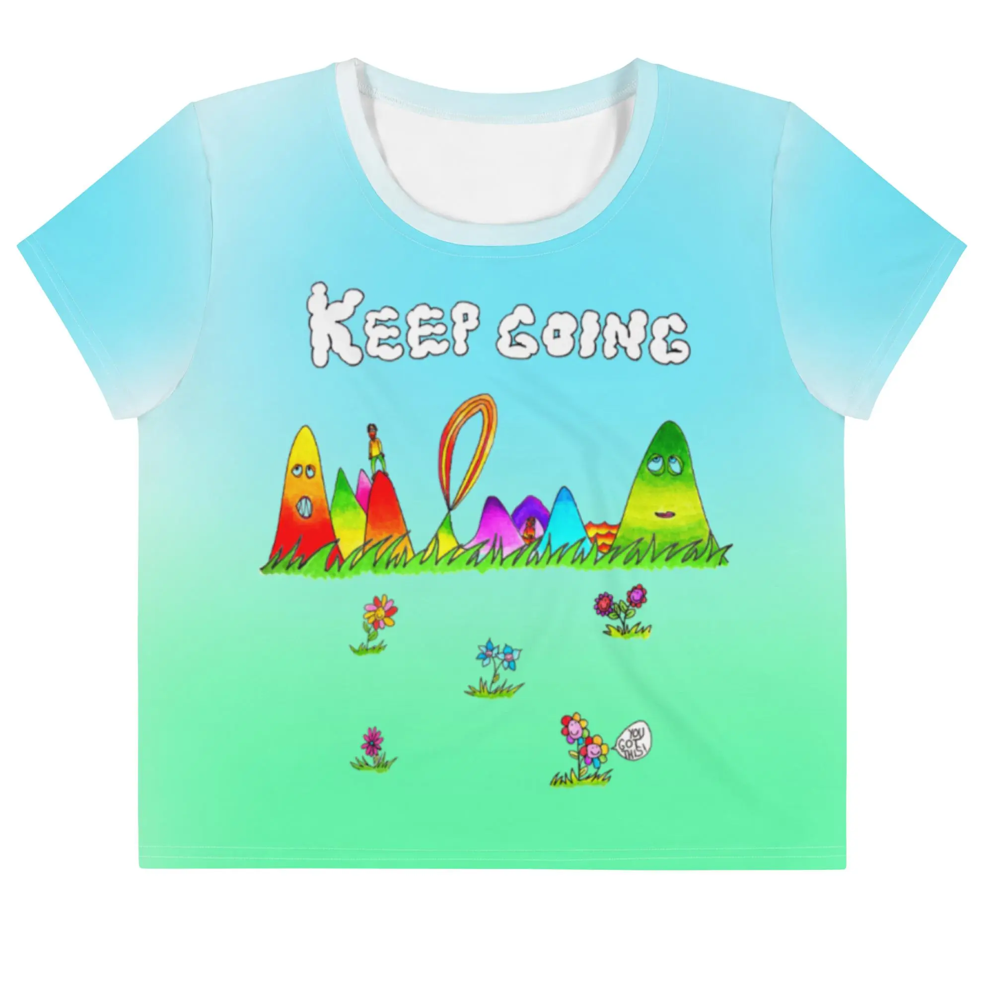 Keep Going Crop Tee