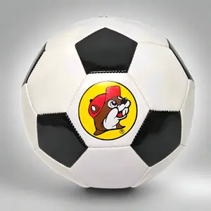 Buc-ee's Soccer Ball - Regulation Size, Durable Polyurethane Cover, Enhanced Visibility, Perfect for All Players