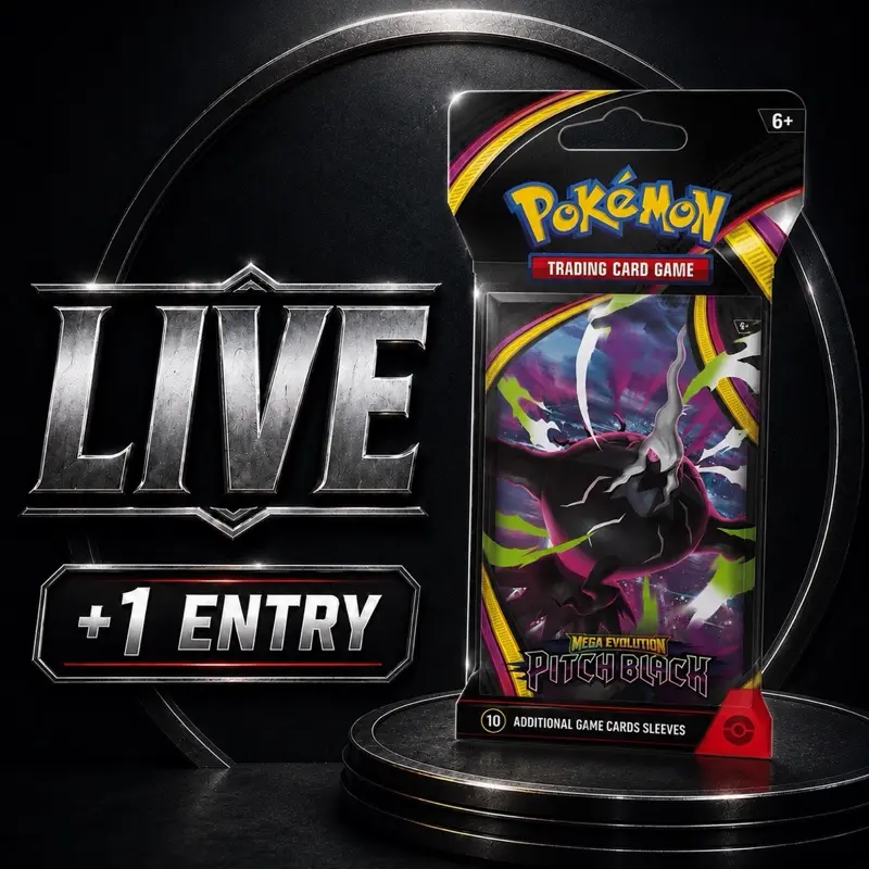 Pitch Black Sleeved Pack + ETB Chaos Rising Giveaway!