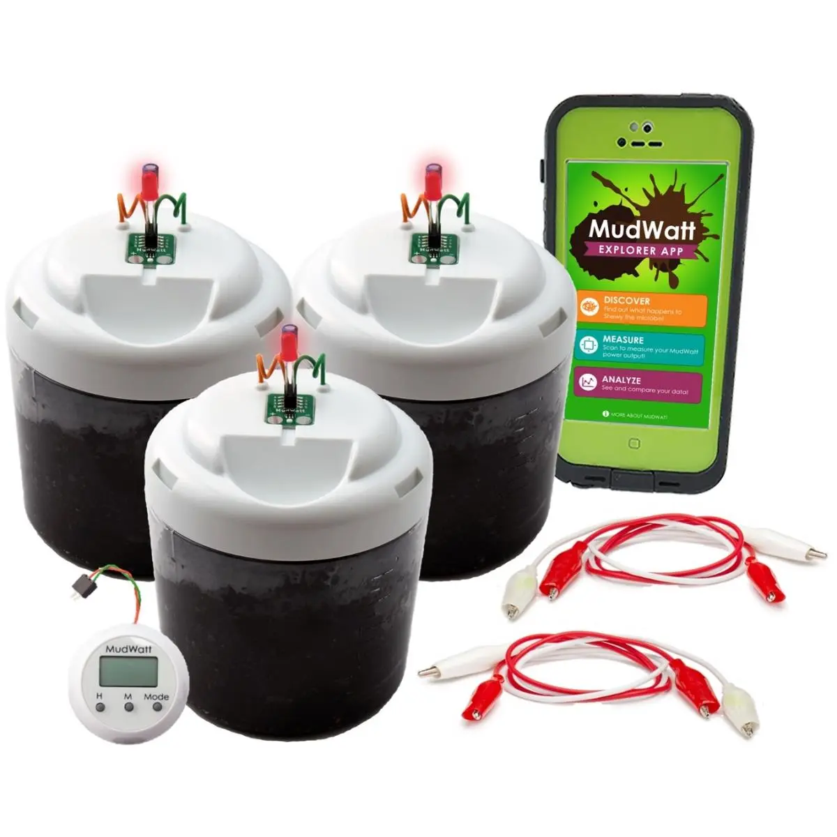 Magical Microbes  MudWatt - Clean Energy From Mud - Science Fair Pack