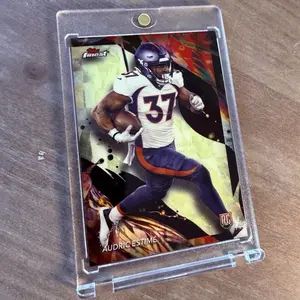 Sports 2023 Topps Finest Audric Estime Superfractor RC 1/1 #178 SSP Rookie ND  Trading Cards