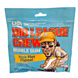 Big League Chew Triple Play Tropical, 2.12 oz.