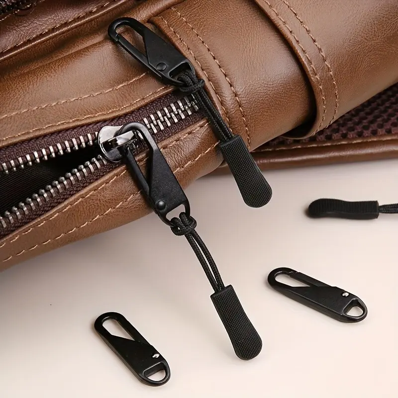 10 Piece Durable Reliable Versatile Alloy Zipper Extender Set, Ideal for Luggage, Clothes, Jackets, Backpacks, Boots, Wallets, Pockets, Repair & DIY Projects, Durability