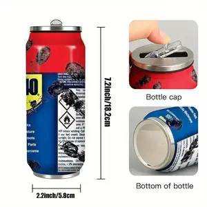 1pc 17/20/24/30/33/40oz Stainless Steel Insulated Mug, Insulated Travel Tumbler, WD-40, fingerprint style portable sports mug, Stainless Steel Thermos, keeps drinks hot or cold, suitable for outdoor camping, hiking, fitness, birthday/holiday gift