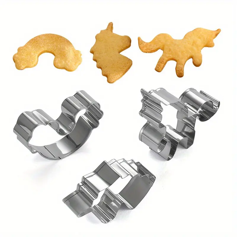 6Pcs/ 2 Sets Pastry Cutter, Cookie Cutters, Baking Tools, Biscuit Molds, Kitchen Accessories