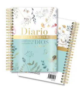 Diario para la mujer conforme al corazón de Dios (Journal for A Woman After God's Own Heart Bible): Edición jardín (Spanish Edition) Spiral-bound