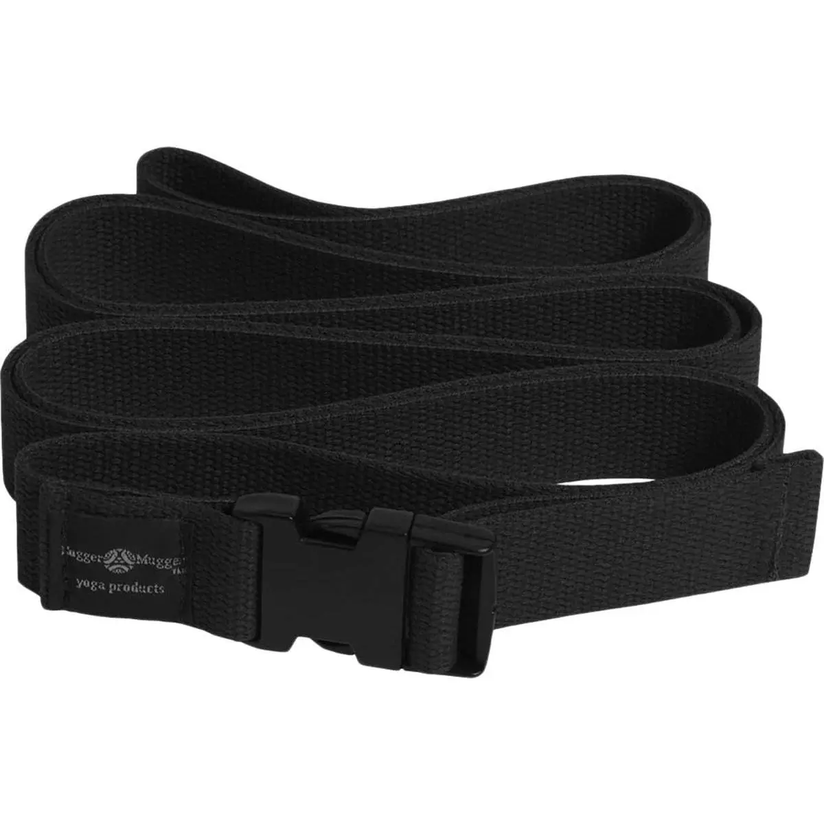 Quick-Release 10 ft. Black Yoga Strap - Super Strong Cotton, Easy to Attach, Release and Easily Adjustable