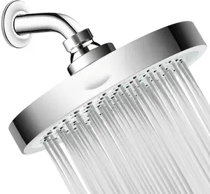 Shower  High  Rain, Luxury Bathroom Showerhead with Chrome Plated Finish, Adjustable Angles, Anti-Clogging  Nozzles (California 1.8 GPM)