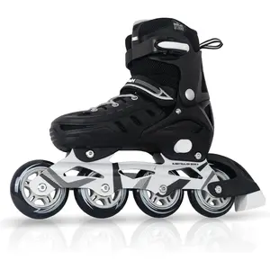 Adults Adjustable Inline Skates, Safe and Durable Roller Skates with Giant Wheels, High Performance Professional Skates for Men Women Youth