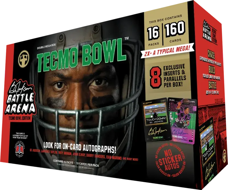 Bo Jackson Battle Arena Tecmo Bowl Edition - Double Mega Box
