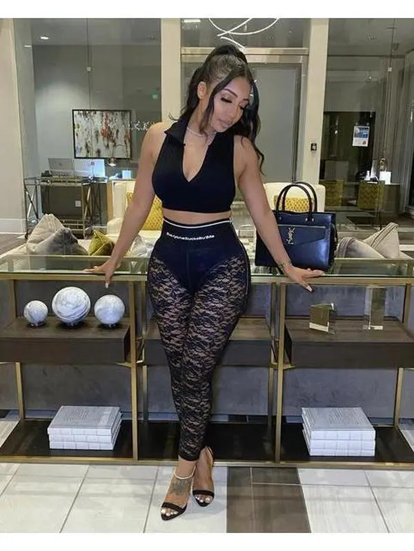 Black Lace Leggings