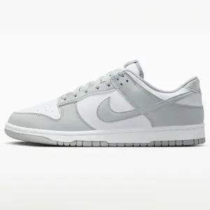 Nike Dunk Low Men’s Sneakers Grey White Low-Top Casual Lifestyle Streetwear Shoes DD1391-103