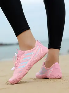 1 pair of river tracing shoes, unisex, outdoor beach shoes, five finger shoes, barefoot shoes, lightweight and breathable, non slip sole, swimming shoes, wading shoes, drifting shoes, fishing shoes, rowing shoes