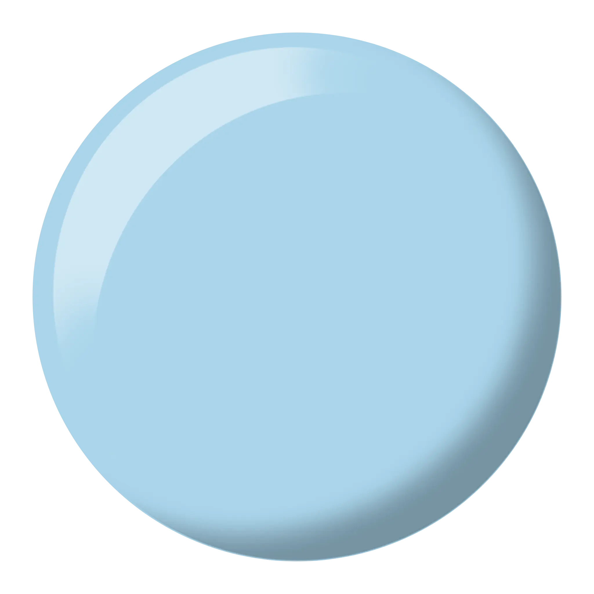 Milky Blue DC #031 DND Gel nail polish