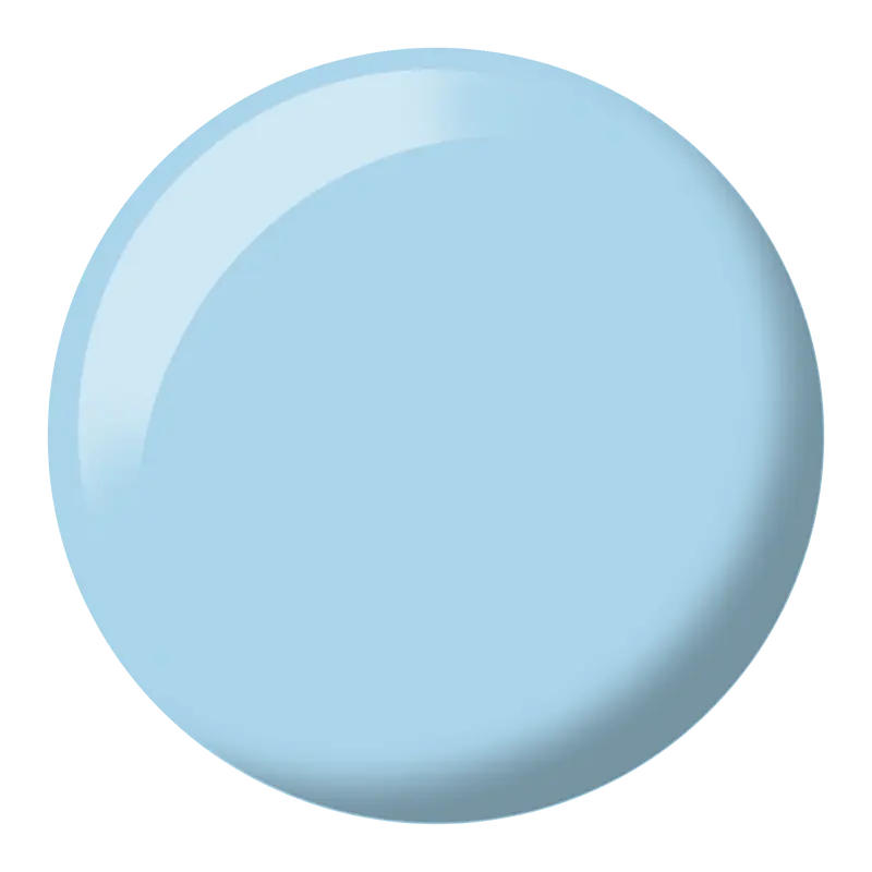Milky Blue DC #031 DND Gel nail polish