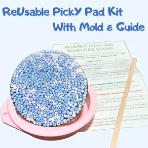 Multi-color bead Design - Picky Pad for Skin Picking Relief. Inspired Relief Tool Sensory Grippie Set Relaxation Stick Solution