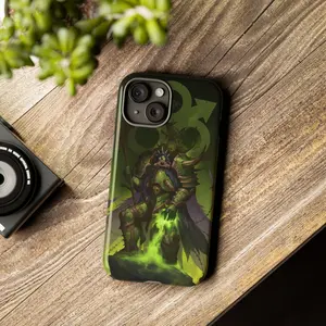 Warhammer 40k Mortarion Phone Case | Death Guard Primarch Daemon Prince Art Cover | Grimdark Sci-Fi Chaos Space Marine Gamer Accessory for iPhone 16 Pro Max 15 Plus 14 13 12 11 XS Max & Samsung Galaxy – Shockproof Polycarbonate TPU