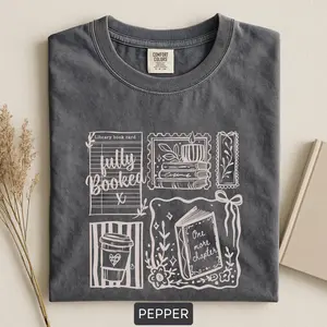 Comfort Colors® Just One More Chapter Shirt, Bookish Reader Tee, Book Lover Shirt, Literary Girl Tee, Reading Shirt Gift, Cozy Reader Shirt