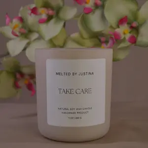 Take Care - Melted By Justina 11 OZ Soy Candle Wax