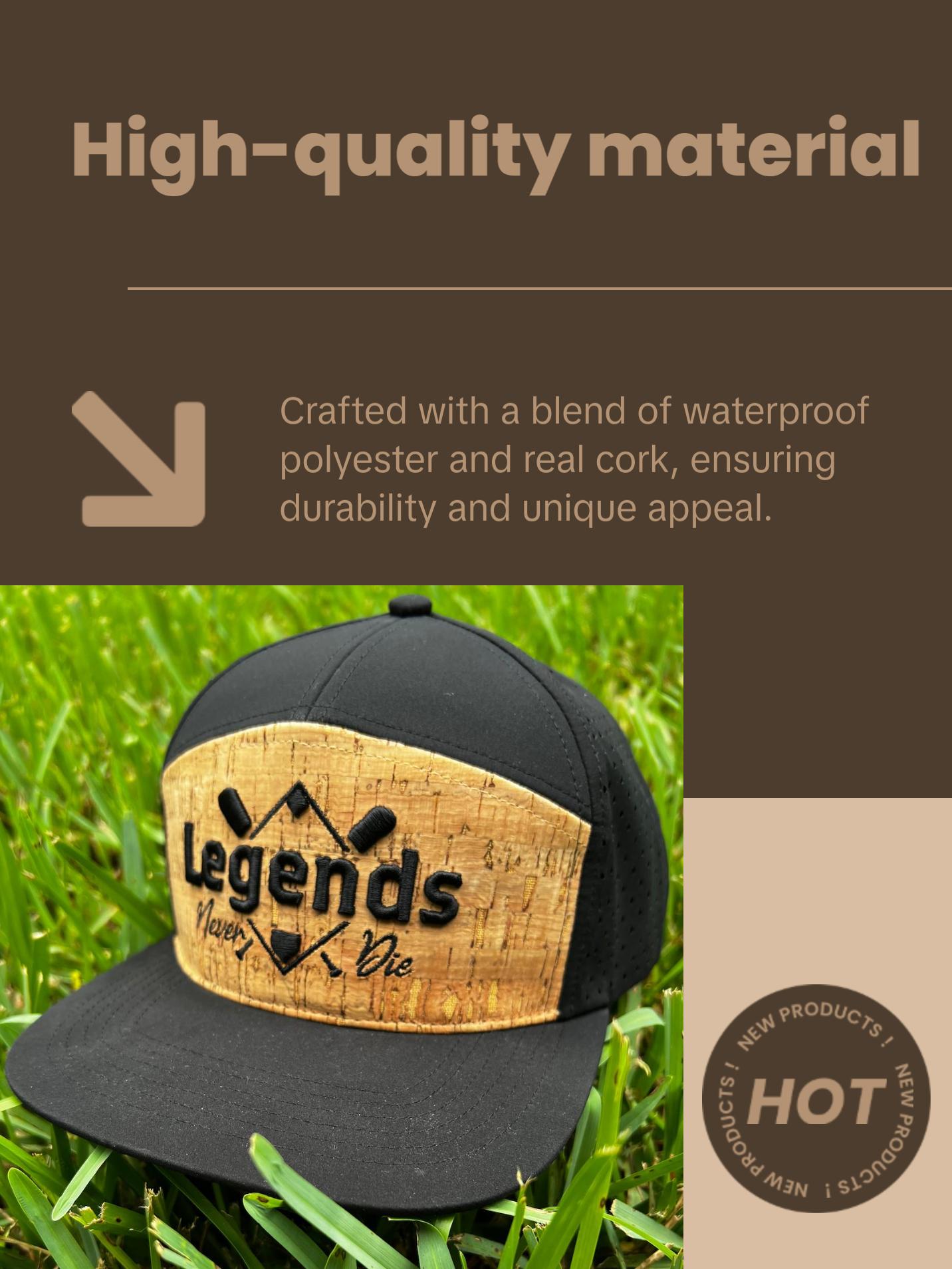 The Sandlot - Legends Never Die - Cork Hat with Custom Printed Bill!