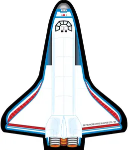 SHAPES ETC. Mini Notepad - Space Shuttle
