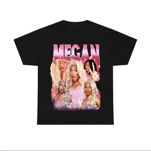 Megan T Rap Shirt, Megan Unisex Sweatshirt Hoodie T-Shirt, Megan Vintage Graphic Shirt, Megan Gift For Fans
