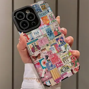 Stamp Butterfly Parrot Design Shockproof Ultra-Thin Case for iPhone 17/16/15/14/13/12/11/plus/pro Max, Dust-Proof and Beautiful Gift