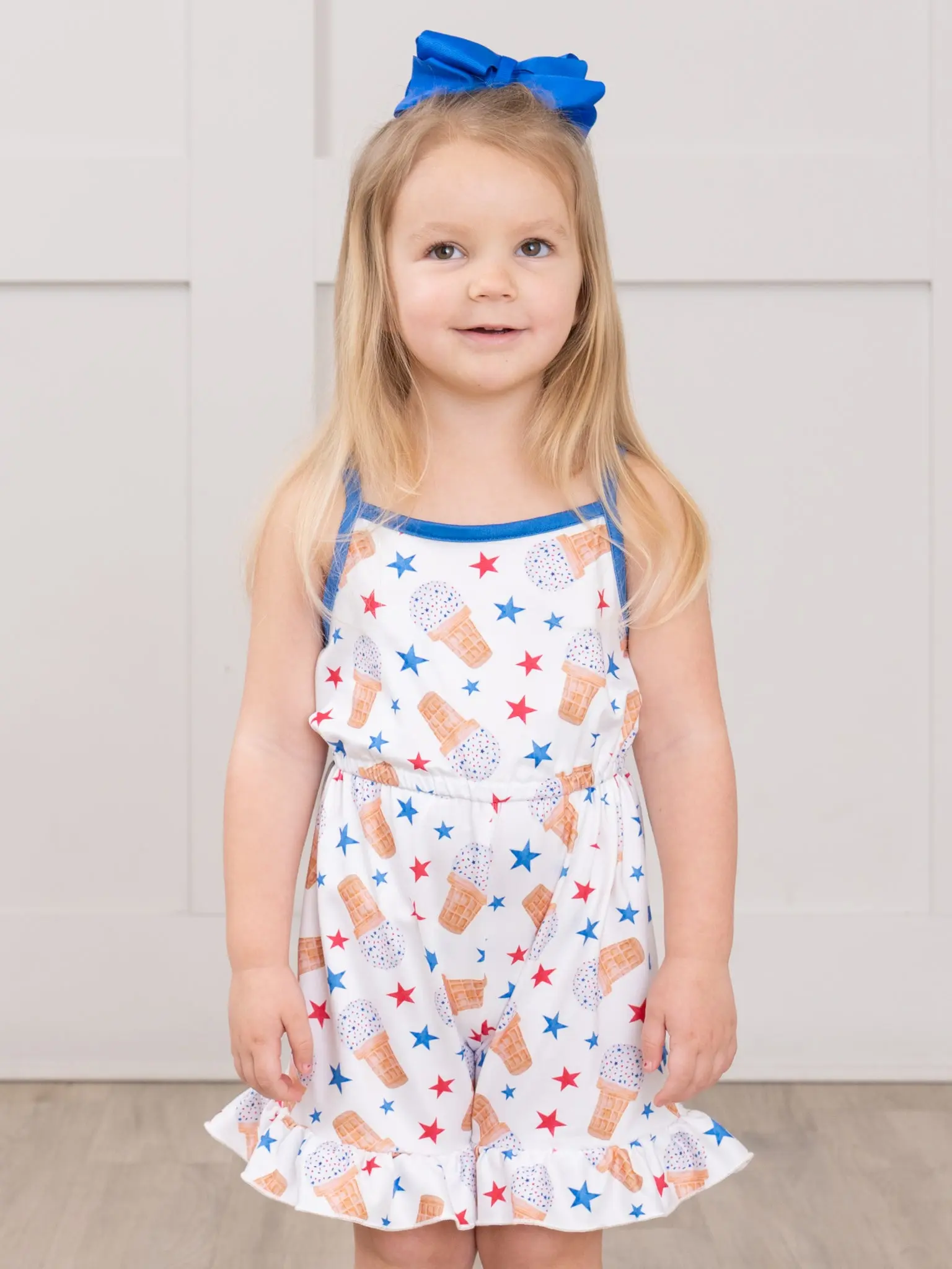Starry Ice Cream Freedom Ruffle Jumpsuit