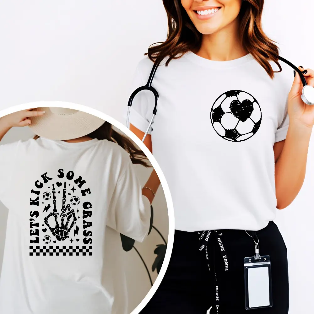 Soccer Mom Shirt: Personalized Game Day Tee, 100% cotton tees for her