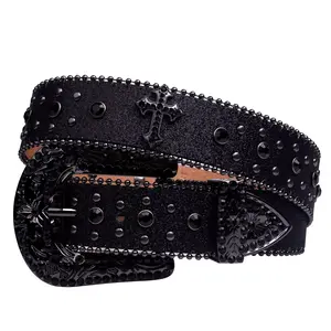 Dark Demon Black Gothic Belt Zyro's Vault