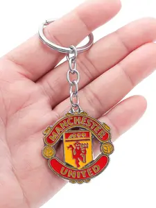 Colorful Metal Sports Memorabilia Soccer Ball Keychain, Durable Design for Fans, Perfect Gift for Football Enthusiasts