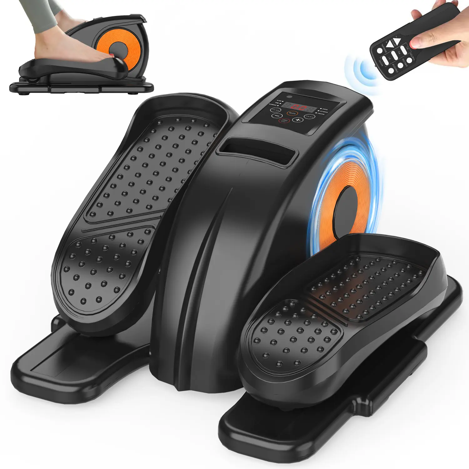 Under Desk Elliptical Elliptical Machines for Home Use Seated Elliptical Ellipse Leg Exerciser Exerciser for Seniors Portable Elliptical Under Desk Bike Pedal Exerciser Exerciser for Seniors