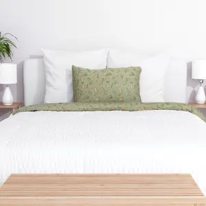 Sage & Spots Leopard Bamboo Bed Sheet Set Sage & Spots Leopard Bamboo Bed Sheet Set