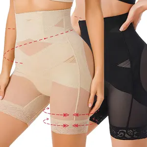 Tummy Control Shorts for Women, High Waisted Butt Lifting Panties Compression Underwear Shapewear Shorts Seamless Lace Thigh Slimmer Panty Girdle