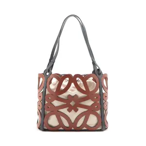 Pre-owned Loewe 1 Shoulder Bags Anagram Tote in Brown