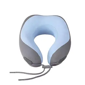 U-Shaped Nylon Memory Foam Travel Neck Pillow - Compact, Mildew-Proof, Portable Cervical Neck Support with Effects, Ideal for Airplane/Car Naps, Office Napping, Birthday Gift Option (Home & Festive Supplies Accessory)