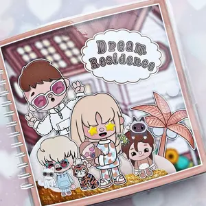 Beautiful busy book Dream Residence, Toys&games, quiet book, pretend play, daughter gift, birthday gift, gifts for kids, toys and games educationaltoys