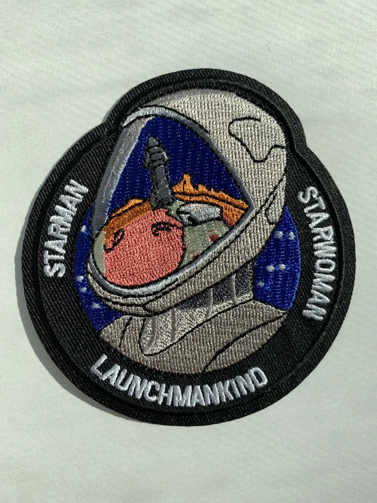 SN10 SPACEX Starman BFR DRAGON MARS NASA 2024 3.5 Mission crew PATCH