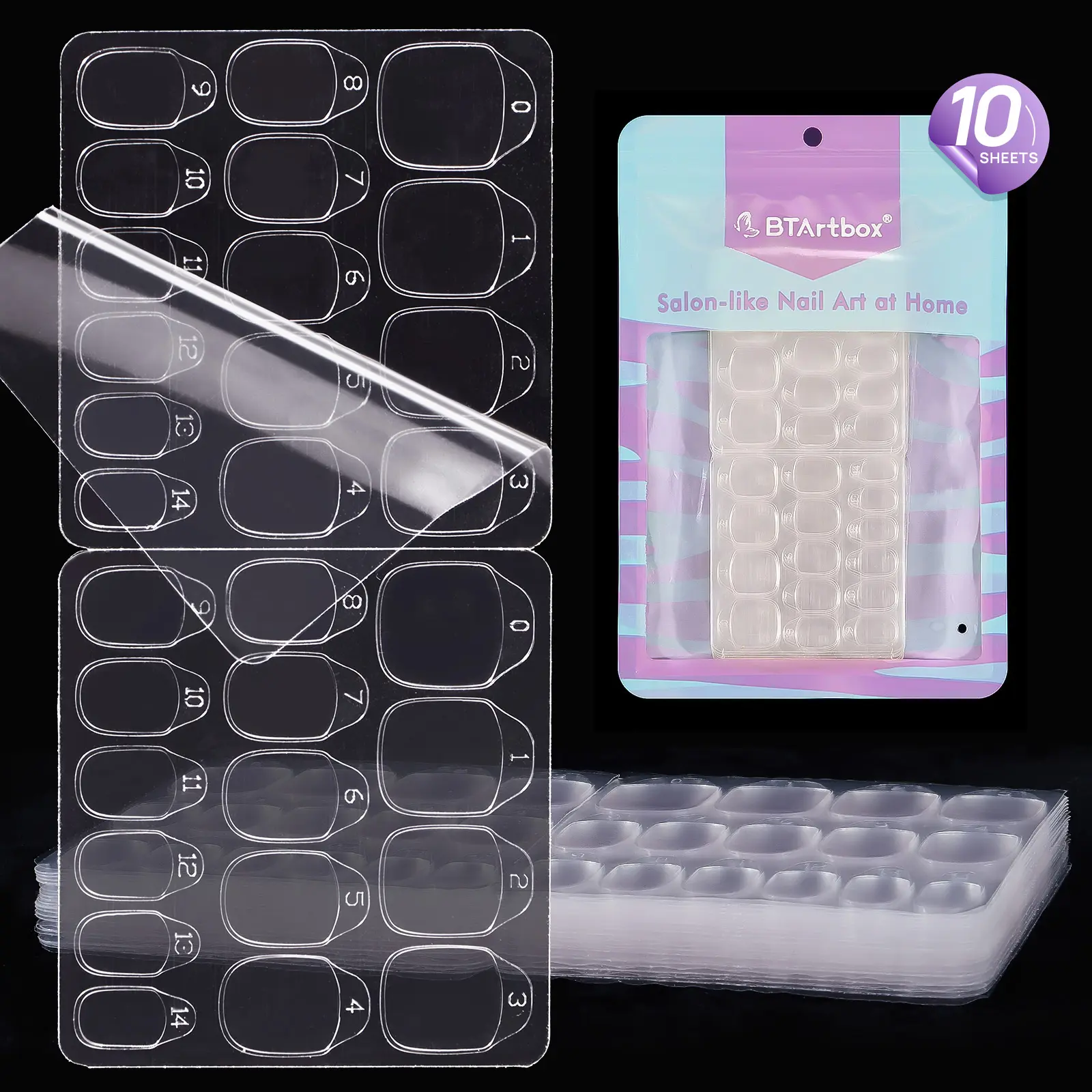 Adhesive Tabs 10 Sheets