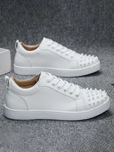 Trendy Low-Top Men's Casual Shoes, Versatile Daily Wear Footwear, Perfect for Everyday Gatherings & Stylish, Sneaker