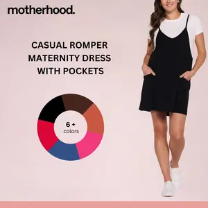 Sleeveless Relaxed Fit Dress Romper